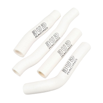 Durites de radiateur renforcées silicone BUD RACING Yamaha 125 YZ 2005-2021 Blanc
