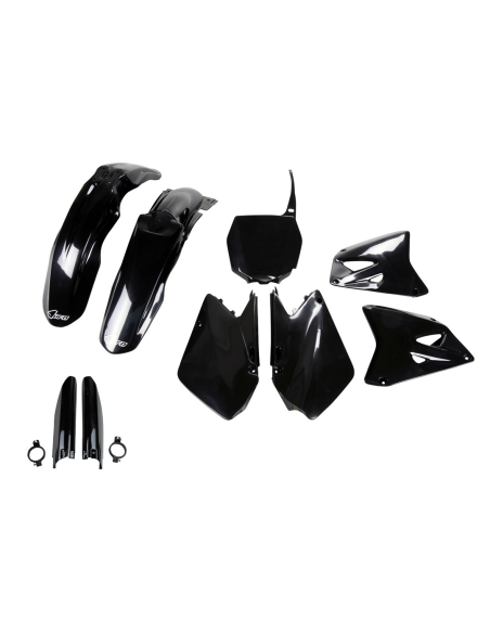 Kit plastiques complet - Noir - UFO Suzuki 125 250 RM 2001-2005