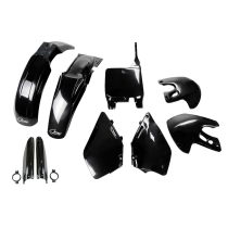 Kit plastiques complet - Noir - UFO Suzuki 125 250 RM 1999-2000