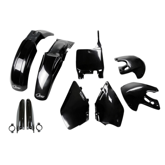 Kit plastiques complet - Noir - UFO Suzuki 125 250 RM 1999-2000
