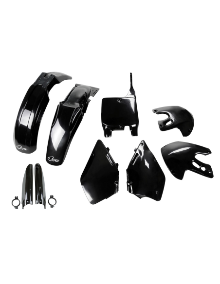 Kit plastiques complet - Noir - UFO Suzuki 125 250 RM 1999-2000