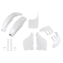 Kit plastiques complet - Blanc - UFO Suzuki 125 250 RM 1989-1991