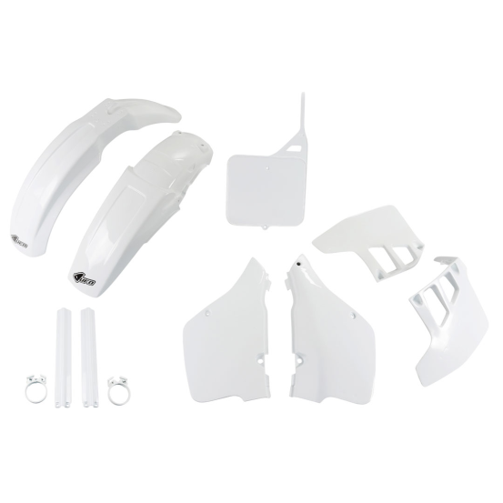 Kit plastiques complet - Blanc - UFO Suzuki 125 250 RM 1989-1991