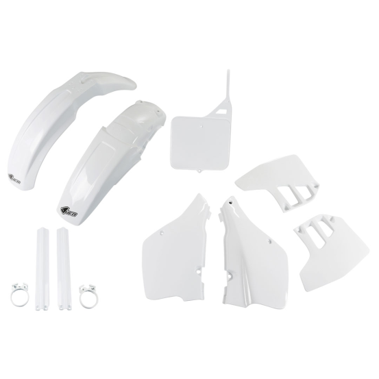 Kit plastiques complet - Blanc - UFO Suzuki 250 RM 1989-1991