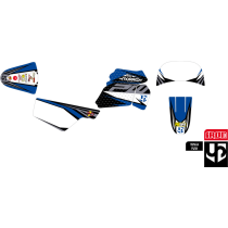 Kit Deco UP IRON YAMAHA PW 50 Toutes BLEU