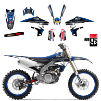 Kit Deco UP IRON YAMAHA 125/250 YZ 2015-2021 BLEU