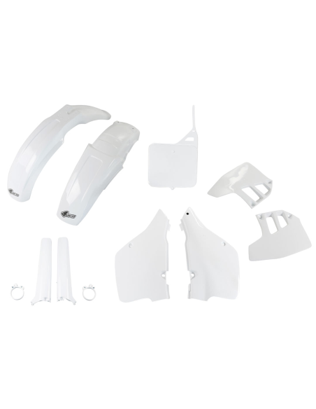 Kit plastiques complet - Blanc - UFO Suzuki 125 250 RM 1992