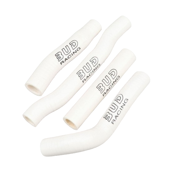 Durites de radiateur renforcées silicone BUD RACING Honda 450 CRF-R 2009-2012 connexion Y Blanc