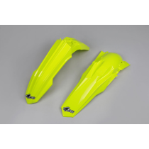 Kit Gardes boues Avant + Arrière - Néon Jaune - UFO Suzuki 450 RM-Z 2018-2024