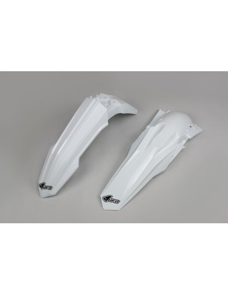 Kit Gardes boues Avant + Arrière - Blanc - UFO Suzuki 450 RM-Z 2018-2024
