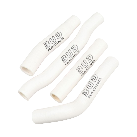 Durites de radiateur renforcées silicone BUD RACING Rieju 50 MRT 2010-2020 Blanc