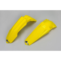 Kit Gardes boues Avant + Arrière - Jaune - UFO Suzuki 250 RM-Z 2013-2018