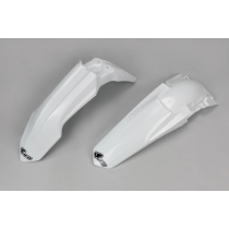 Kit Gardes boues Avant + Arrière - Blanc - UFO Suzuki 250 RM-Z 2013-2018