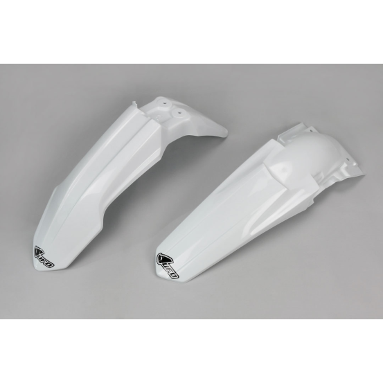 Kit Gardes boues Avant + Arrière - Blanc - UFO Suzuki 250 RM-Z 2013-2018