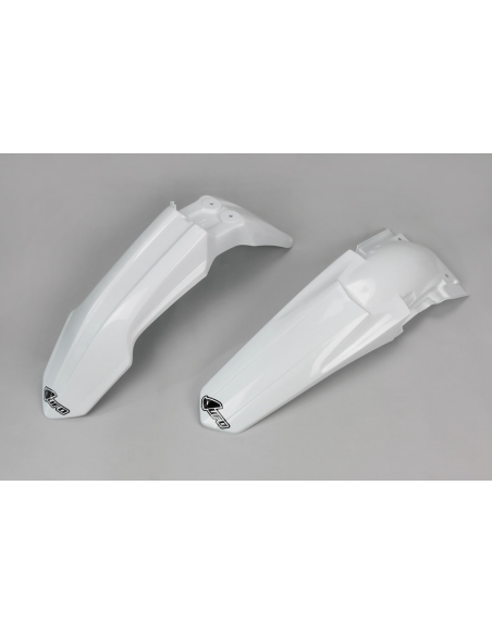 Kit Gardes boues Avant + Arrière - Blanc - UFO Suzuki 250 RM-Z 2013-2018
