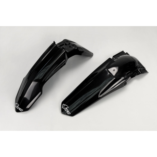Kit Gardes boues Avant + Arrière - Noir - UFO Suzuki 250 RM-Z 2013-2018