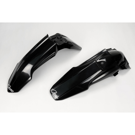 Kit Gardes boues Avant + Arrière - Noir - UFO Suzuki 450 RM-Z 2013-2017