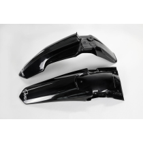 Kit Gardes boues Avant + Arrière - Noir - UFO Suzuki 250 RM-Z 2010-2012