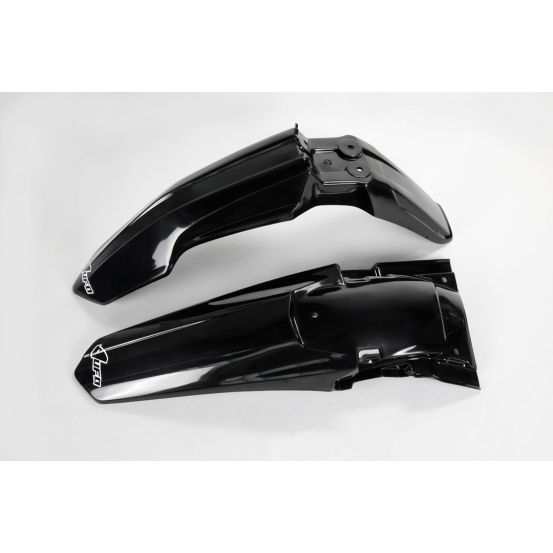 Kit Gardes boues Avant + Arrière - Noir - UFO Suzuki 250 RM-Z 2010-2012