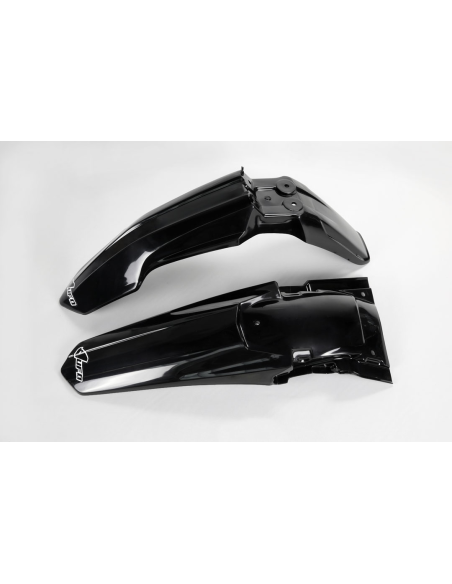 Kit Gardes boues Avant + Arrière - Noir - UFO Suzuki 250 RM-Z 2010-2012