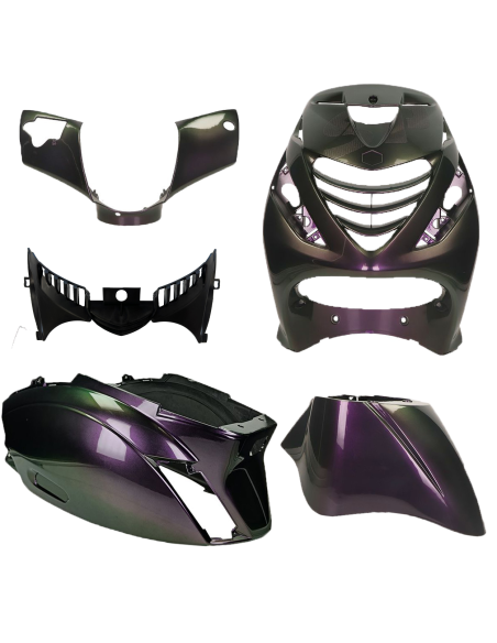 Kit carénages scooter Piaggio Zip SP Caméléon Dragon brillant