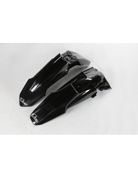Kit Gardes boues Avant + Arrière - Noir - UFO Suzuki 450 RM-Z 2008-2012