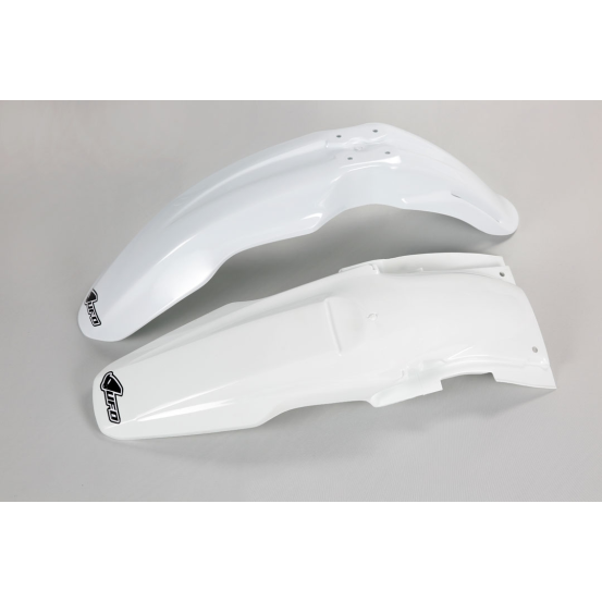 Kit Gardes boues Avant + Arrière - Blanc - UFO Suzuki 250 RM-Z 2007-2009