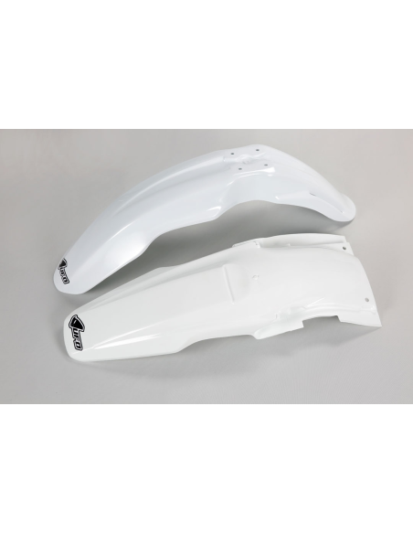 Kit Gardes boues Avant + Arrière - Blanc - UFO Suzuki 250 RM-Z 2007-2009
