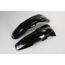 Kit Gardes boues Avant + Arrière - Noir - UFO Suzuki 250 RM-Z 2007-2009