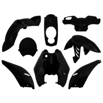 Kit carénages scooter Peugeot 50 Ludix Noir Mat