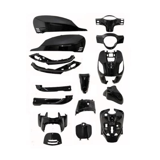 Kit carénages scooter Sym Sym Fiddle III Noir brillant