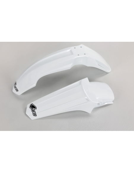 Kit Gardes boues Avant + Arrière - Blanc - UFO Suzuki 85 RM 2000-2024