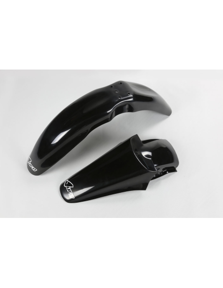 Kit Gardes boues Avant + Arrière - Noir - UFO Suzuki 85 RM 2000-2024