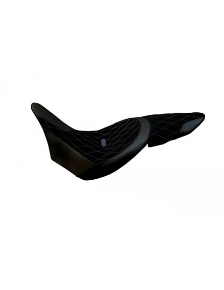 Housse de selle noire TAPPEZZERIA - Avec logo brodé - DUCATI X DIAVEL 2016-22
