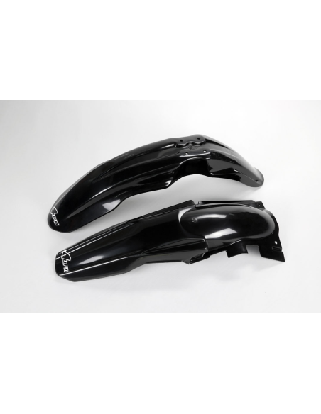 Kit Gardes boues Avant + Arrière - Noir - UFO Suzuki 450 RM-Z 2005-2007