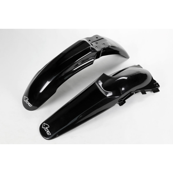 Kit Gardes boues Avant + Arrière - Noir - UFO Suzuki 250 RM-Z 2004-2006