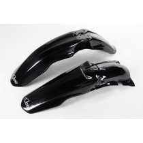 Kit Gardes boues Avant + Arrière - Noir - UFO Suzuki 125 250 RM 2001-2024