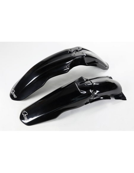 Kit Gardes boues Avant + Arrière - Noir - UFO Suzuki 125 250 RM 2001-2024