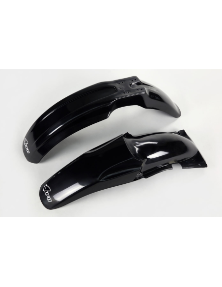 Kit Gardes boues Avant + Arrière - Noir - UFO Suzuki 125 250 RM 1996-2000