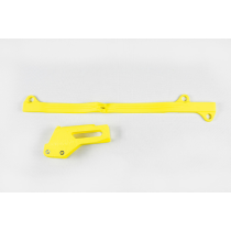 Kit guide chaîne + patin - Jaune - UFO Suzuki 250 RM-Z 2010-2018