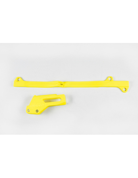 Kit guide chaîne + patin - Jaune - UFO Suzuki 250 RM-Z 2010-2018