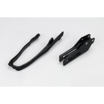Kit guide chaîne + patin - Noir - UFO Suzuki 450 RM-Z 2007