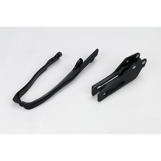 Kit guide chaîne + patin - Noir - UFO Suzuki 450 RM-Z 2007