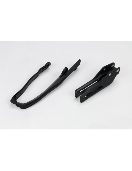 Kit guide chaîne + patin - Noir - UFO Suzuki 450 RM-Z 2007