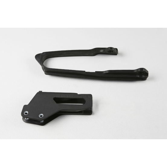 Kit guide chaîne + patin - Noir - UFO Suzuki 125 250 RM 1999-2000