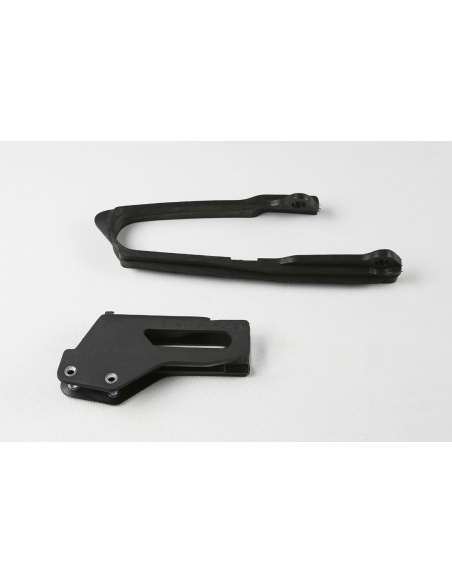 Kit guide chaîne + patin - Noir - UFO Suzuki 125 250 RM 1999-2000