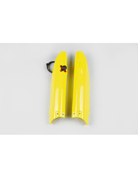 Protections de fourche + Kit départ - Jaune - UFO Suzuki 125 250 RM 2007