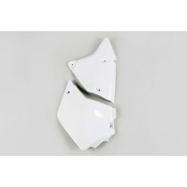 Plaques latérales - Blanc - UFO Suzuki 400 DRZ 2000-2024