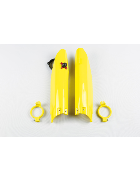 Protections de fourche + Kit départ - Jaune - UFO Suzuki 125 250 RM 2004-2006