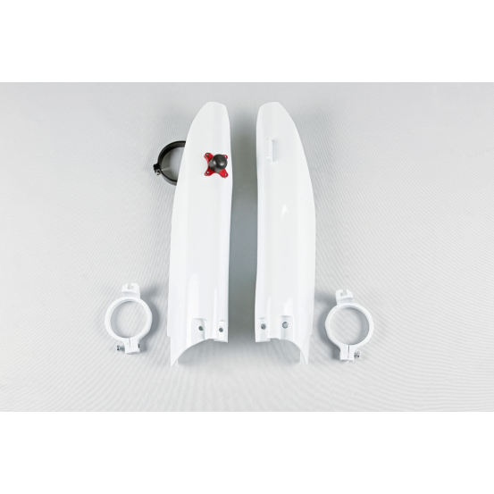 Protections de fourche + Kit départ - Blanc - UFO Suzuki 125 250 RM 2004-2006